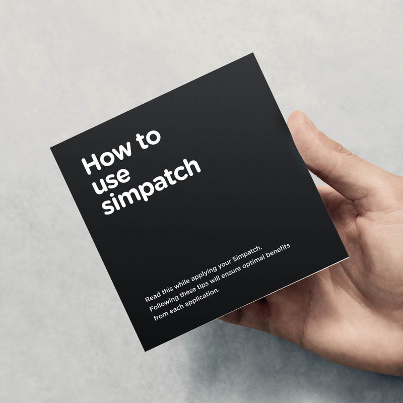 SIMPATCH Universal Adhesive Patch (25-Pack) - Waterproof Adhesive, CGM Patches (Black) - Image 3